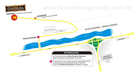 Mapa da Fazenda da Gironda